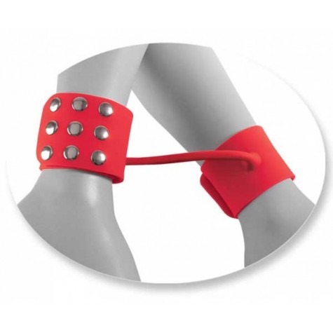 Силиконовые наручники SILICONE CUFFS RED