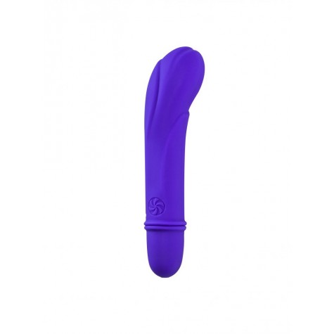 Фиолетовый мини-вибратор Universe Secret Flower - 12,6 см.